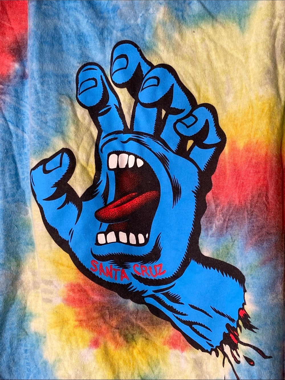 Santa Cruz Tie-Dye Short Sleeve Tee - Casual Summer Shirt - Men’s XL - 1447 - Picture 5 of 5